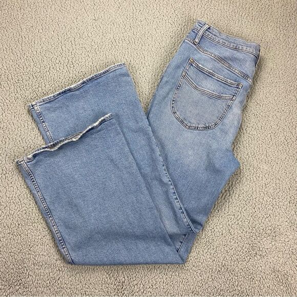 Madewell Light Blue Flare & Wide Leg Jeans - Picture 6 of 15